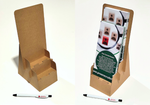 Load image into Gallery viewer, ECO Brown 2 Step Cardboard DL (1/3 A4) Leaflet Holder
