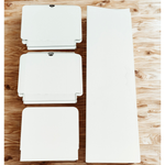 Load image into Gallery viewer, White Cardboard POS Floor Stand Display 4 Shelf Unit FSDU
