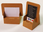 Load image into Gallery viewer, Eco-friendly Craft Brown Cardboard Business Card Holder Pack of 10, 25, 50
