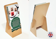 ECO Friendly Brown Cardboard DL (1/3 A4) Leaflet Holders